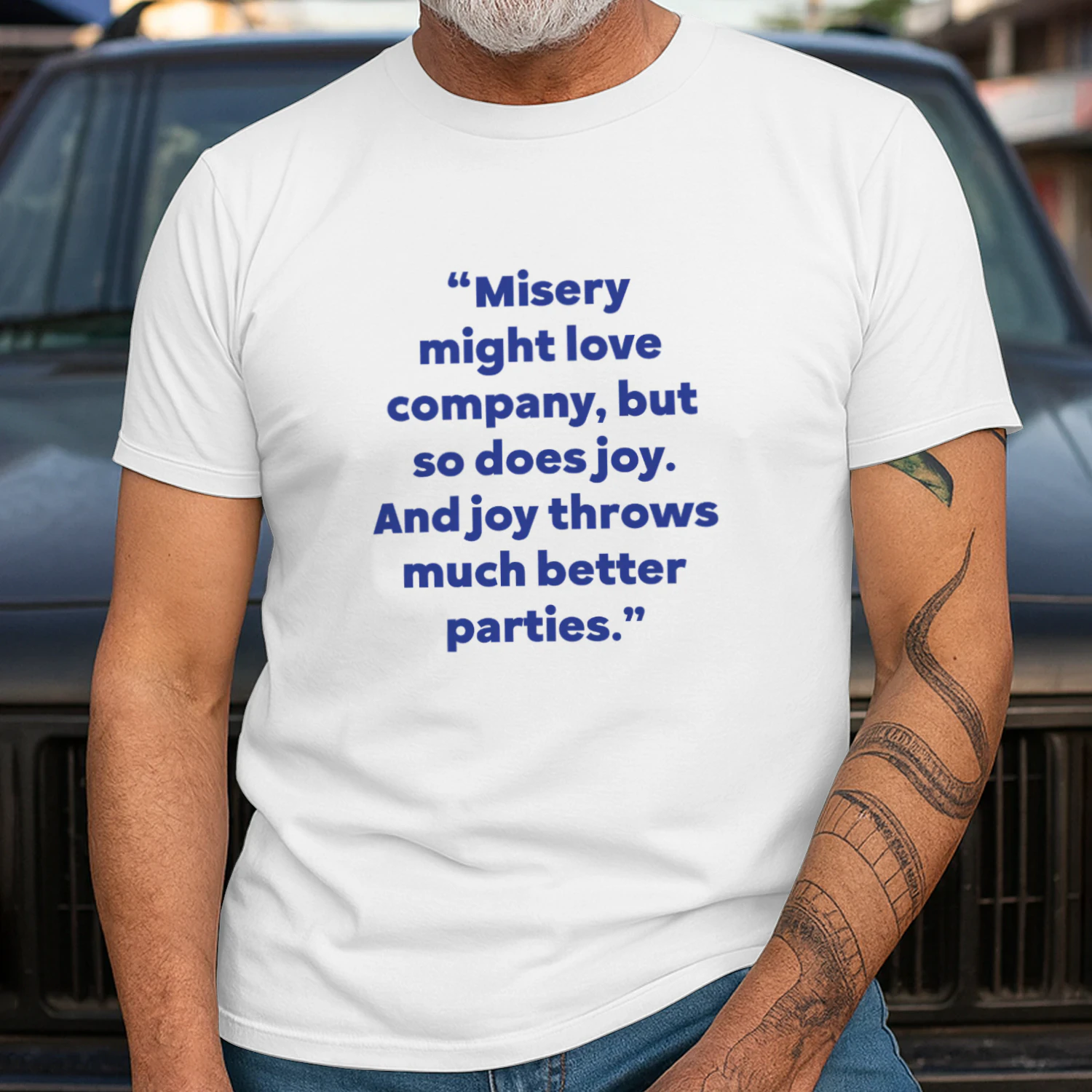 Misery Might Love Company but So Does Joy and Joy Throws Much Better Parties Shirt
