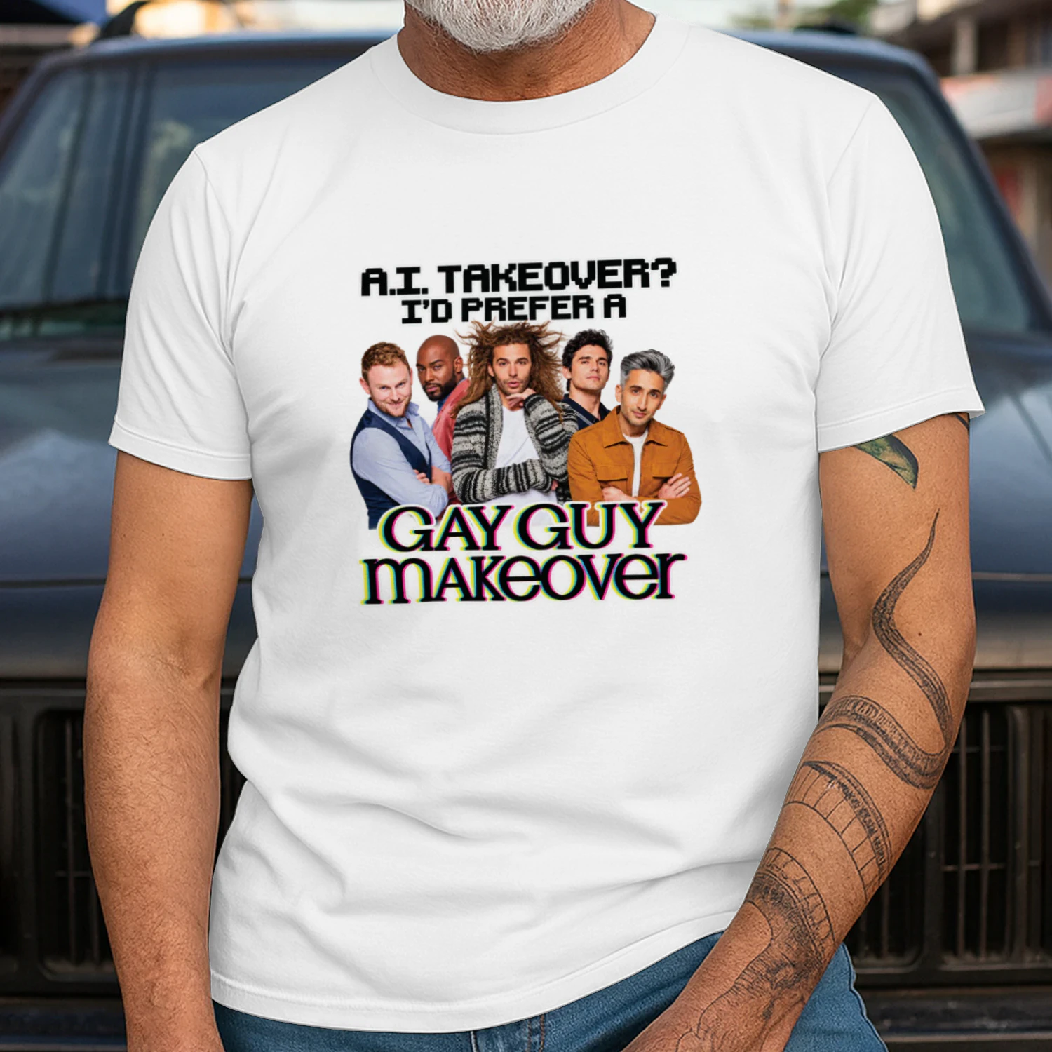 AI Takeover I Prefer A Gay Guy Makeover Shirt