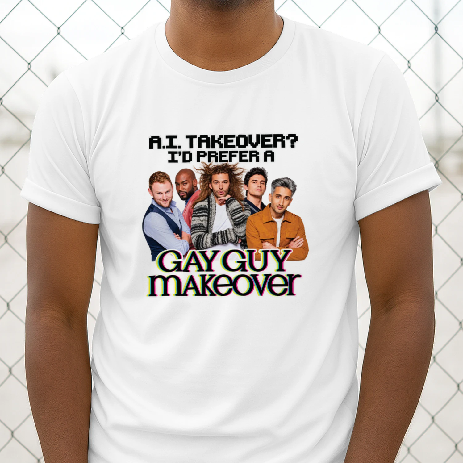 AI Takeover I Prefer A Gay Guy Makeover Shirt