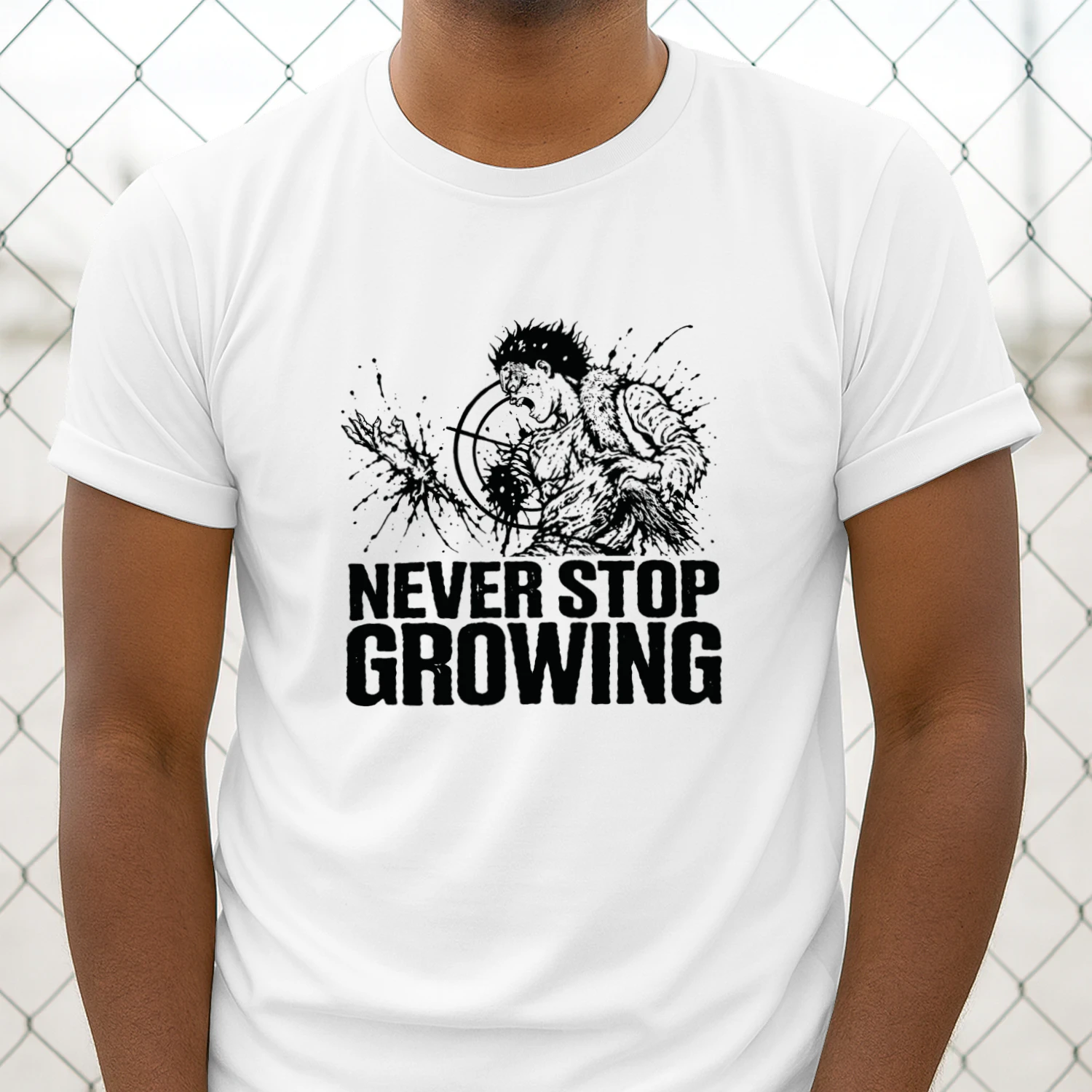 Akira Tetsuo Never Stop Growing Anime T-shirt