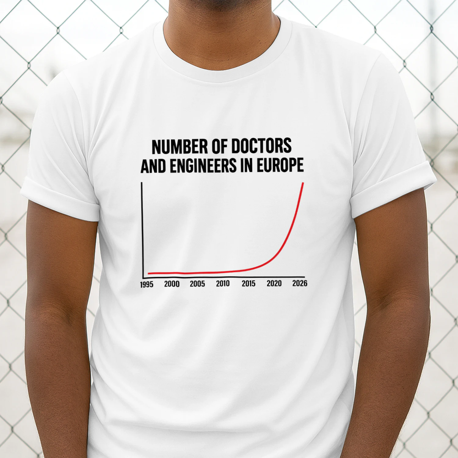 Number of Doctors and Engineers in Europe Shirt