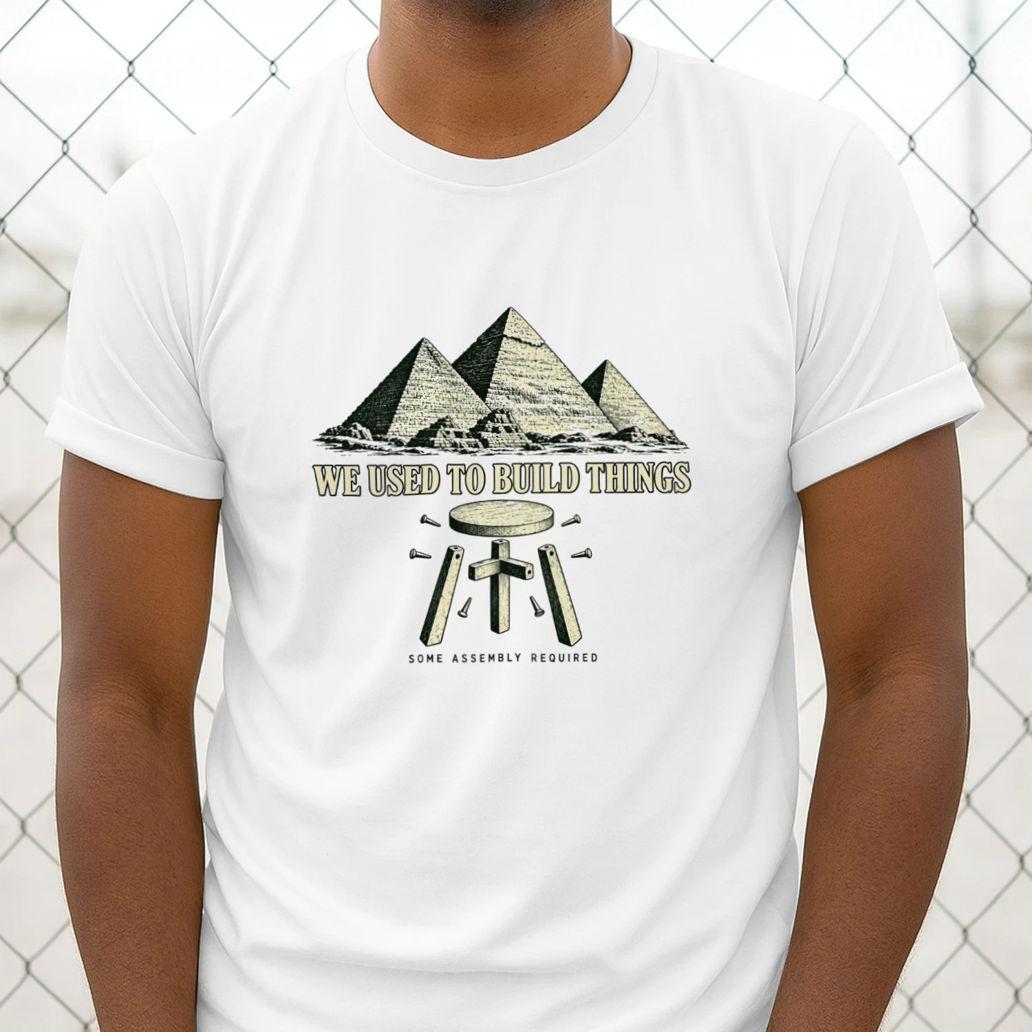 We Used to Build Things Some Assembly Required shirt