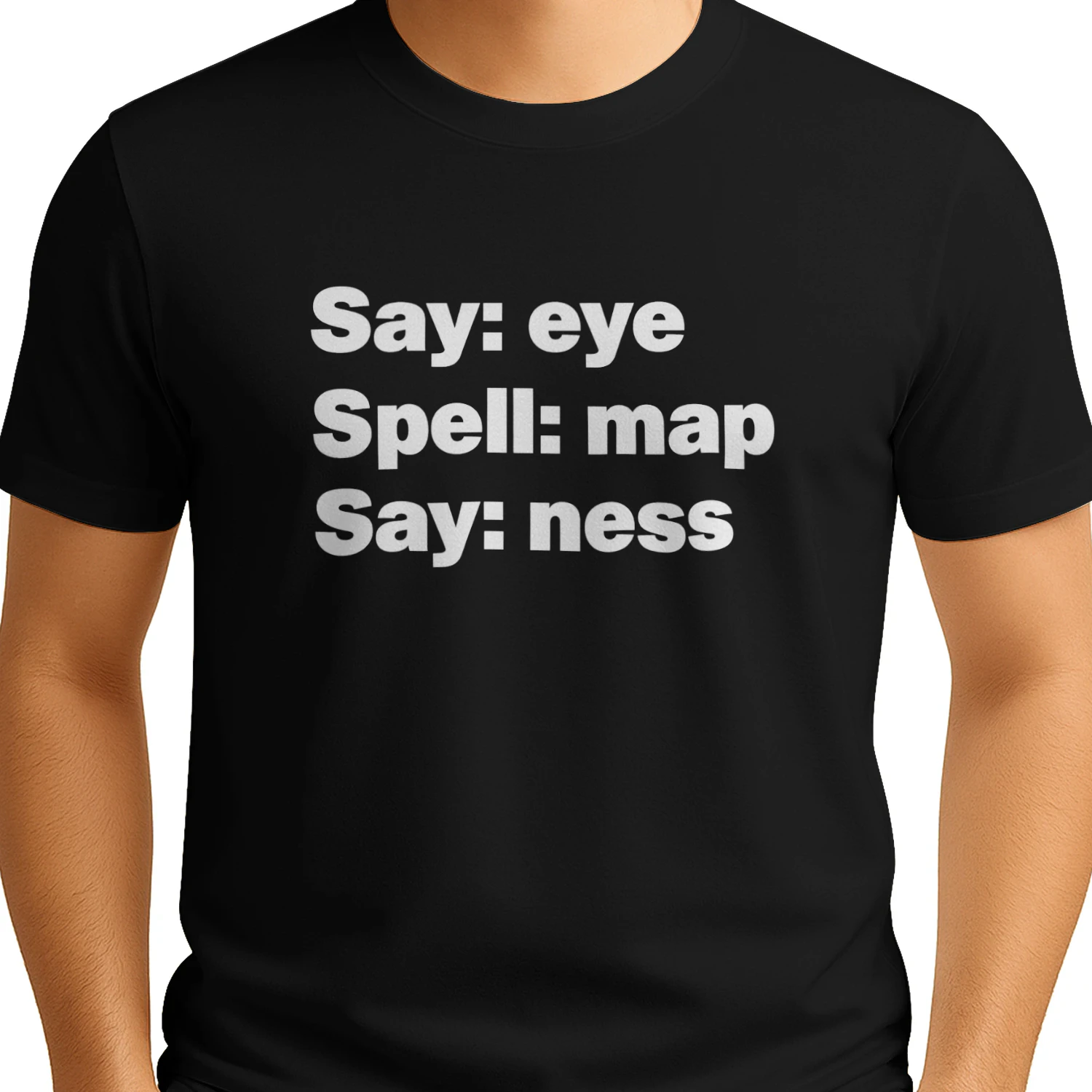 Say Eye Spell Map Say Ness Shirt