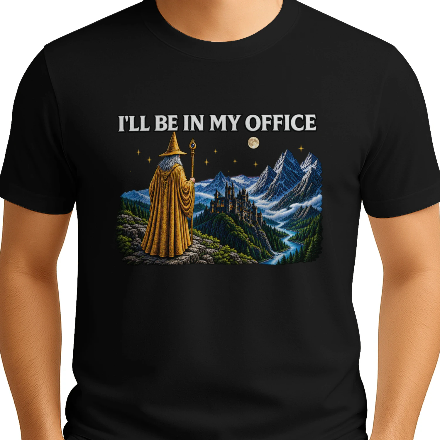 I'll Be in My Office Funny Wizard Shirt