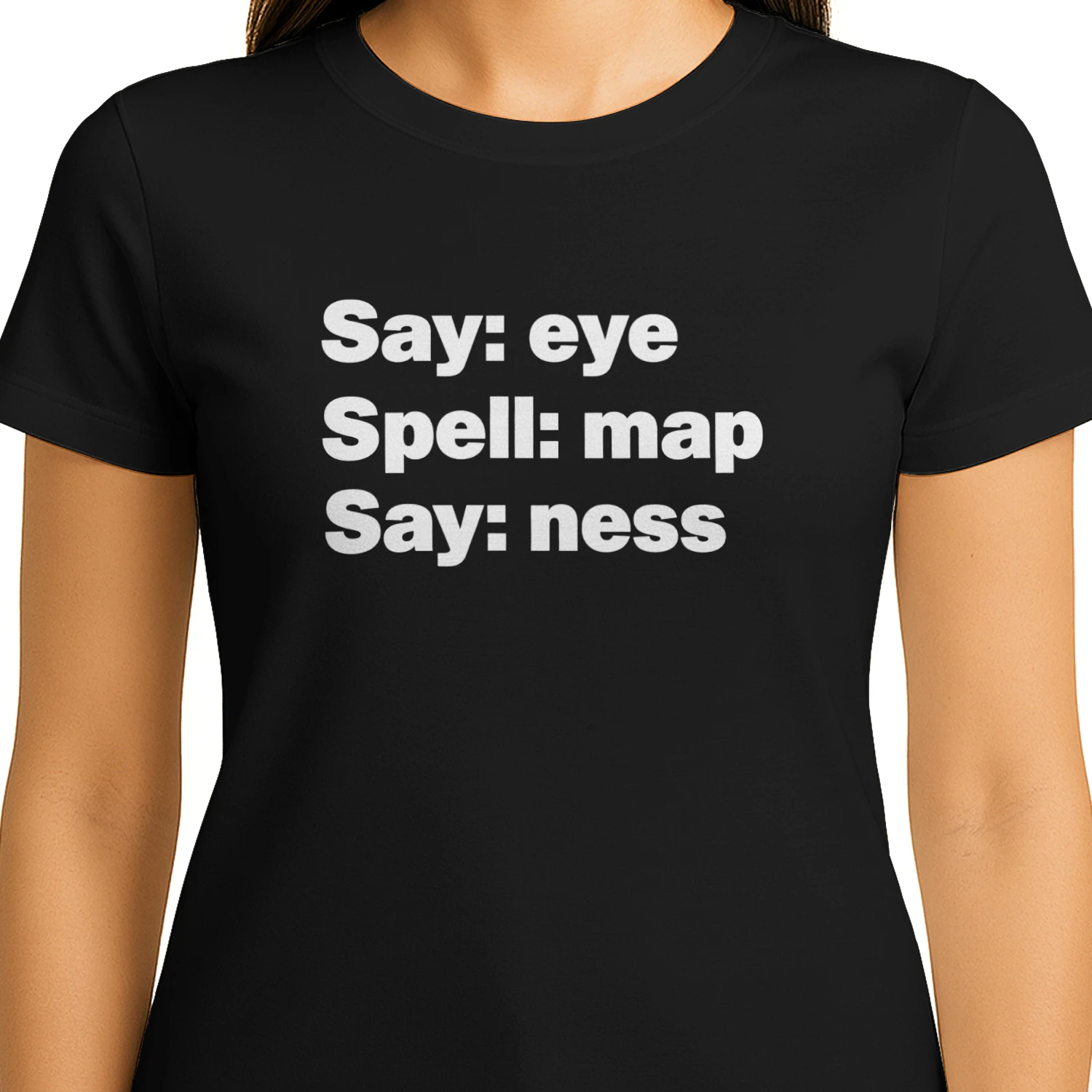 Say Eye Spell Map Say Ness Shirt
