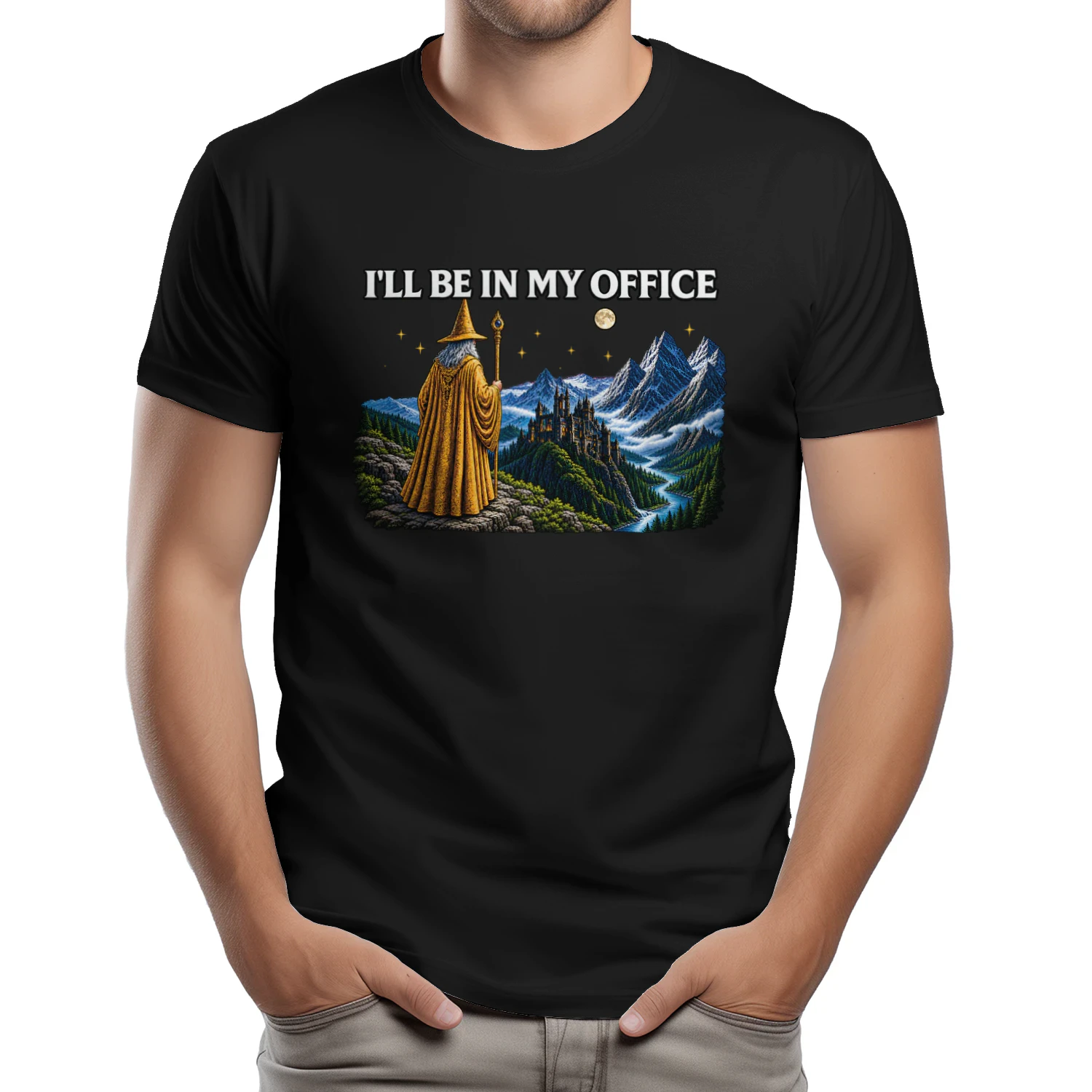 I'll Be in My Office Funny Wizard Shirt