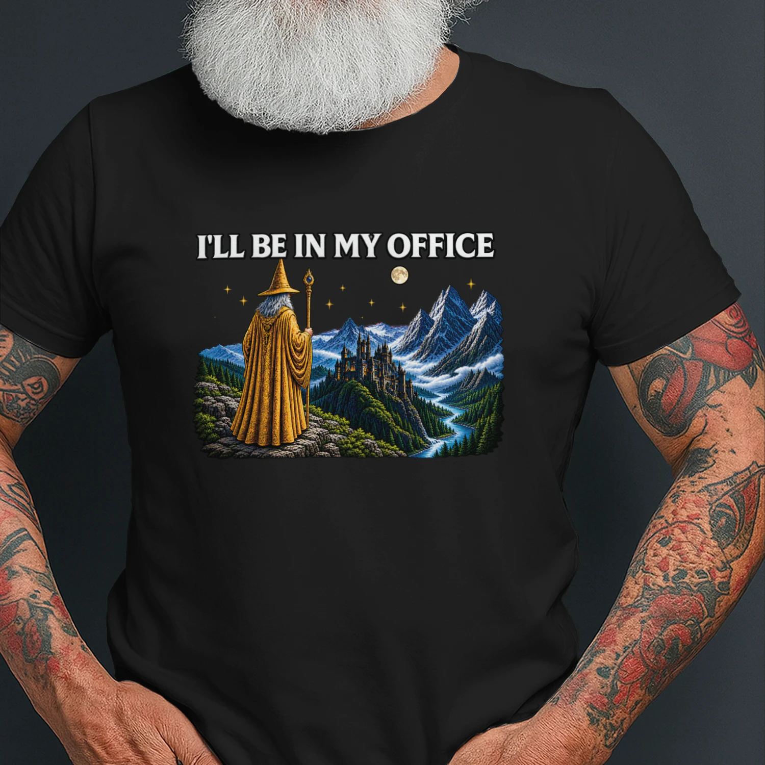 I'll Be in My Office Funny Wizard Shirt