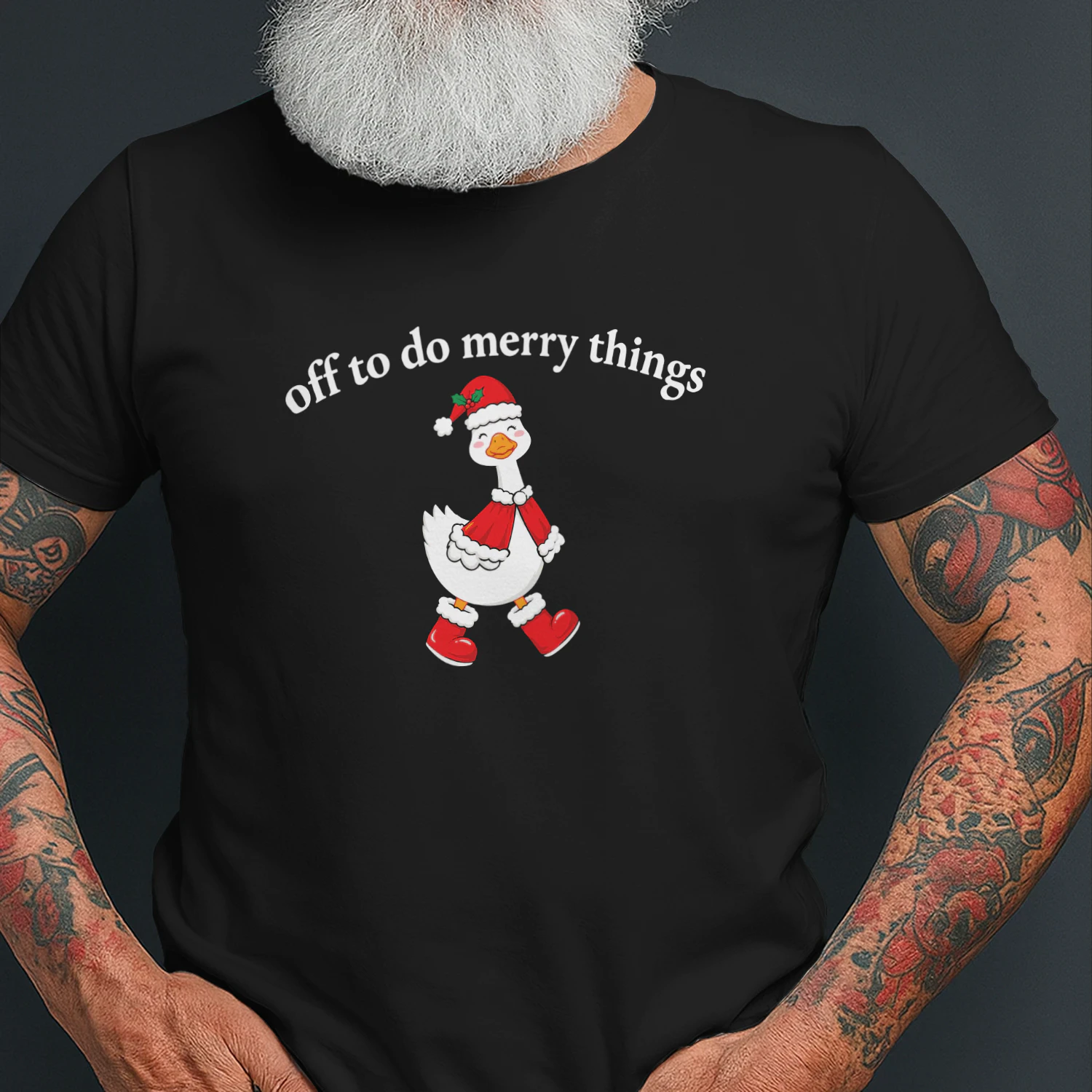 Goose Off To Do Merry Things Shirt