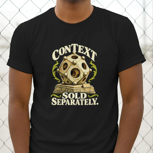Context Sold Separately sarcastic humor T-shirt