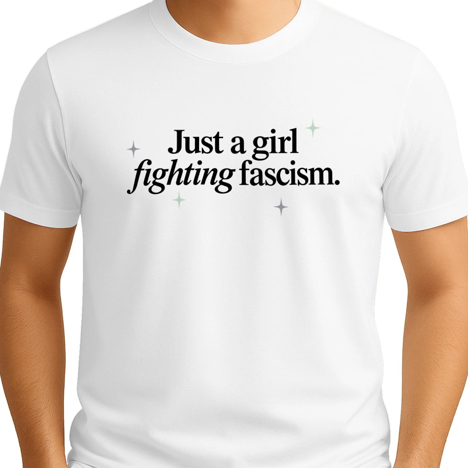 Just a Girl Fighting Fascism Shirt