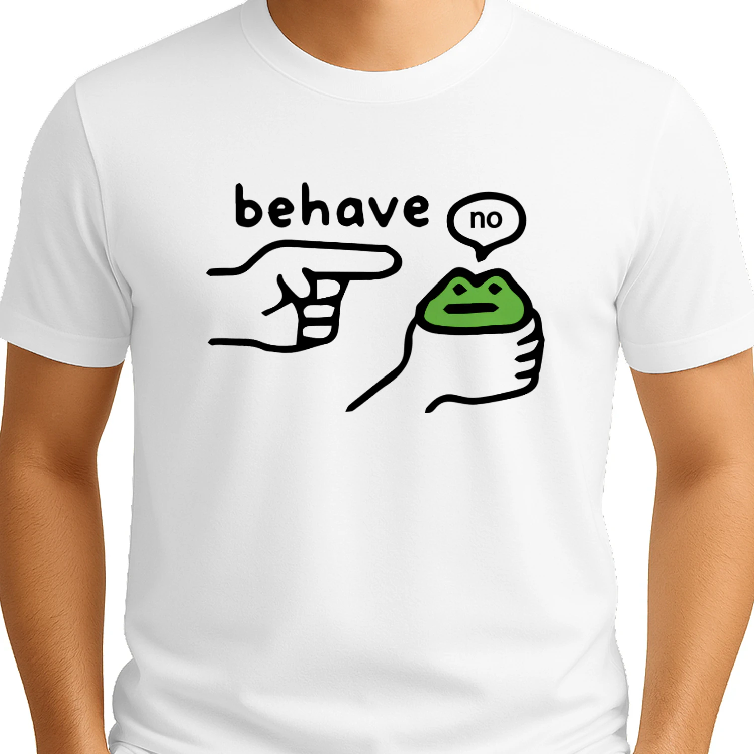 Dishonest Frog Funny Frog Meme Behave No T Shirt