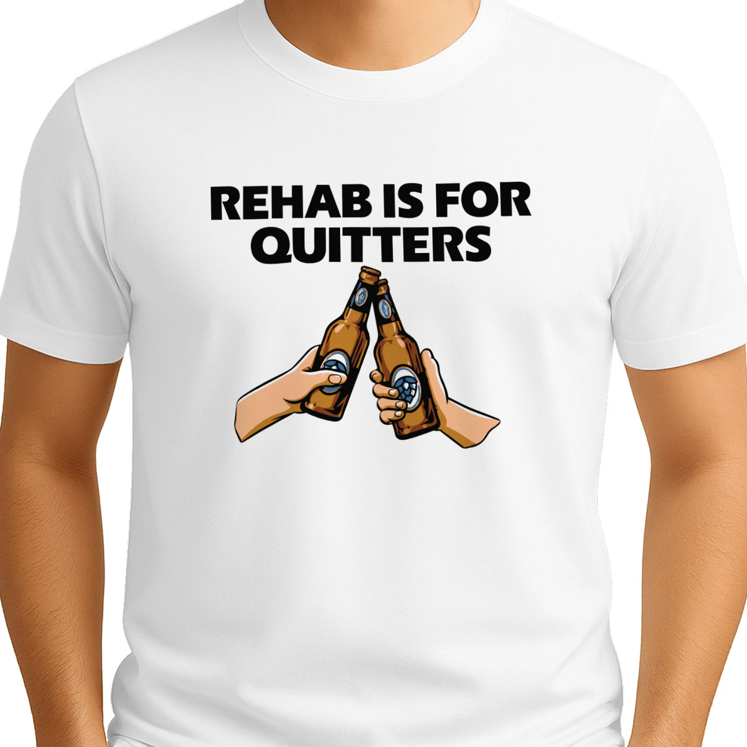 Rehab Is For Quitters Funny Drinking Shirt