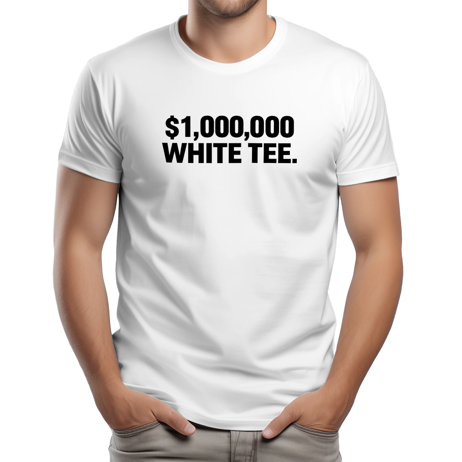 1000000 Dollar White Tee Shirt