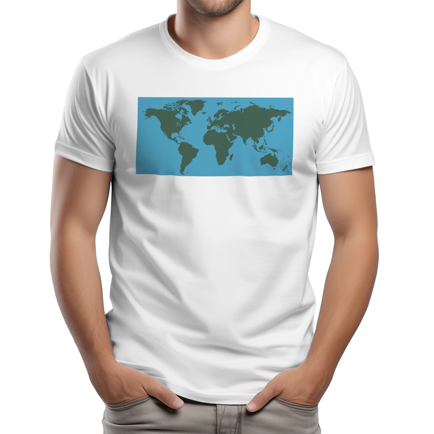 AI Gore World Map Shirt