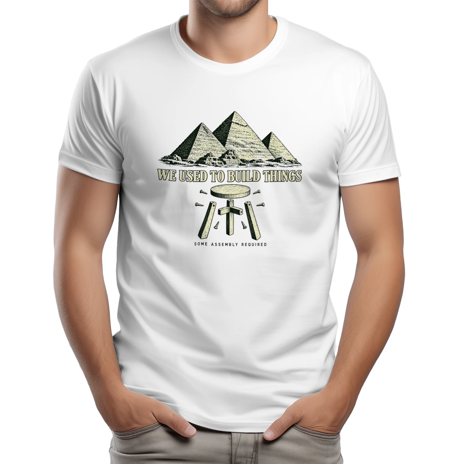 We Used to Build Things Some Assembly Required shirt
