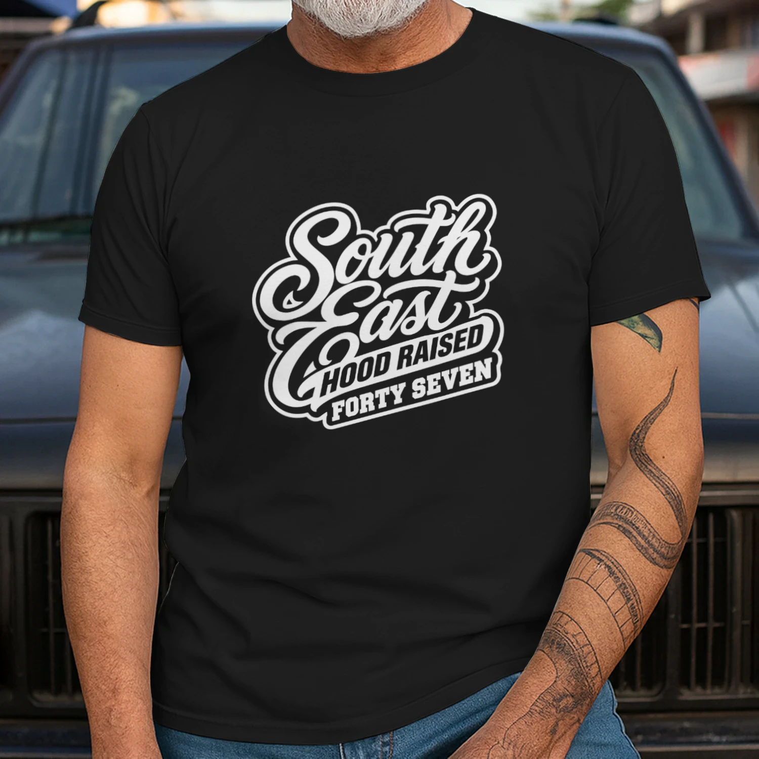 South East Hood Raised Forty Seven Streetwear shirt