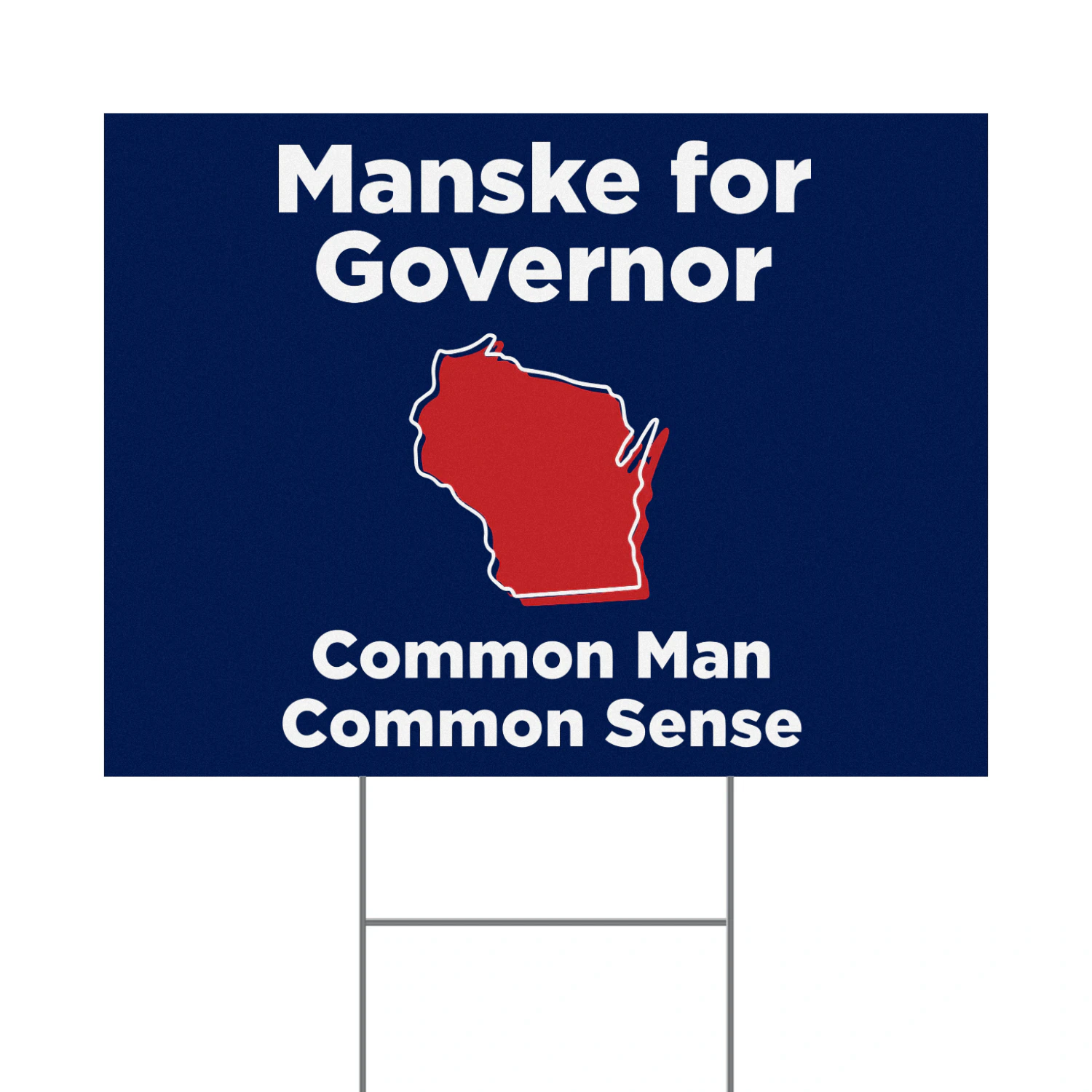 Andrew Manske For Governor Yard Sign