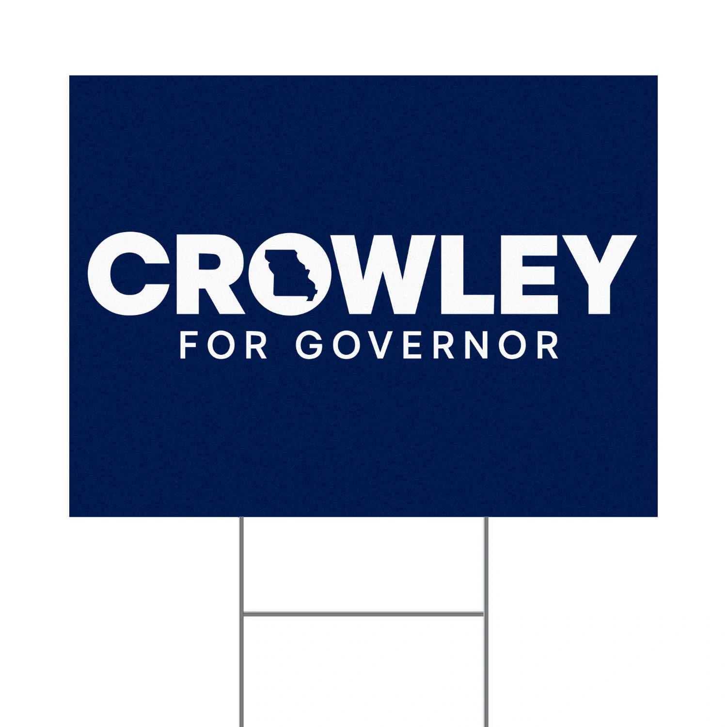 David Crowley For Governor Yard Sign
