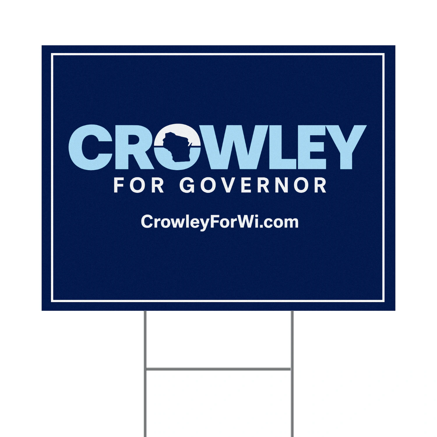 David Crowley Governor Yard Sign