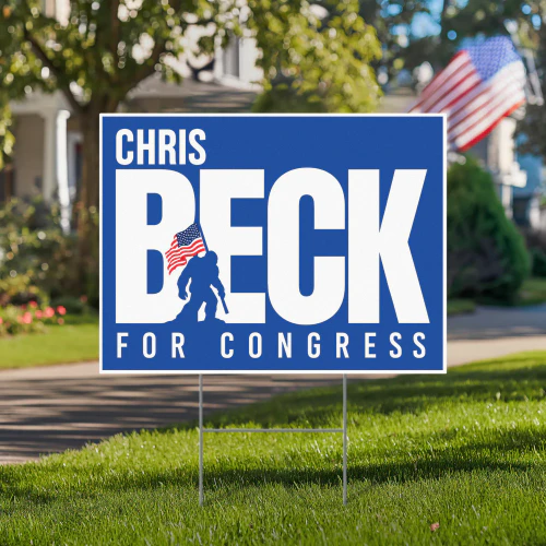 Beck for Congress Yard Sign