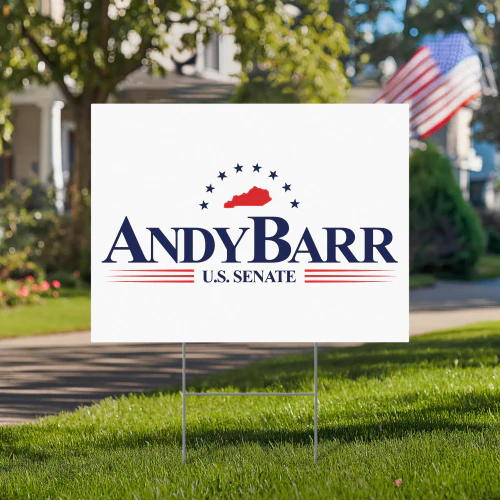 Andy Barr for Senate Yard Sign