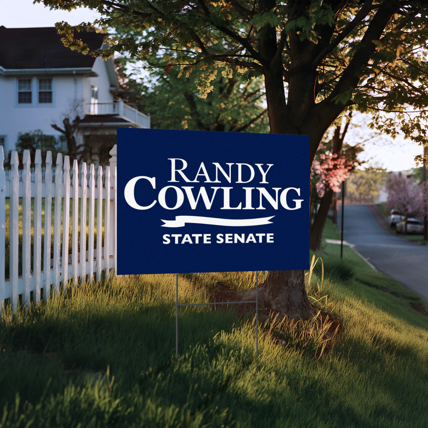 Randy Cowling For State Senate Yard Sign
