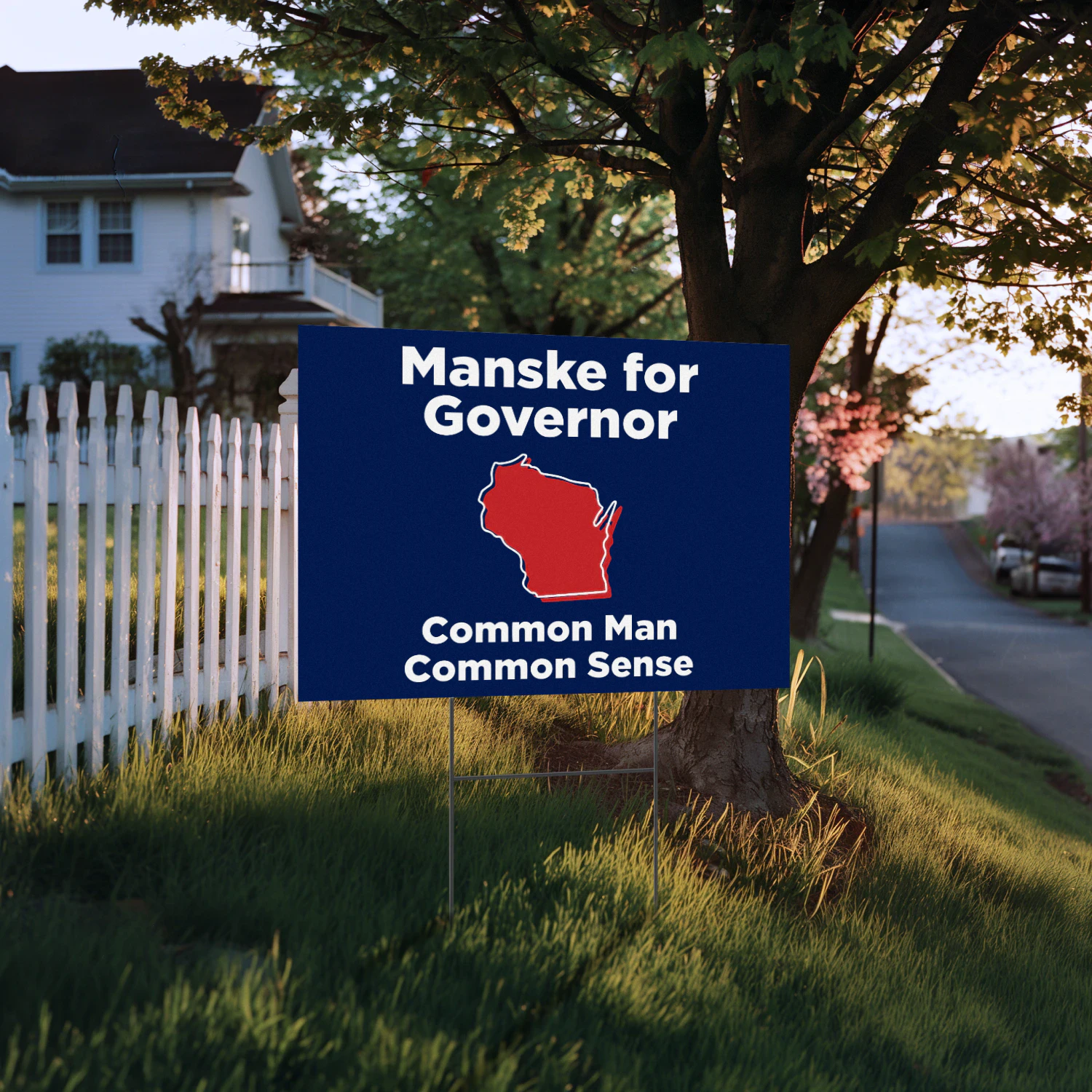 Andrew Manske For Governor Yard Sign