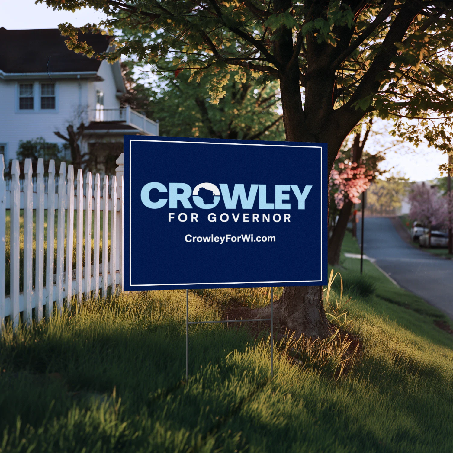 David Crowley Governor Yard Sign