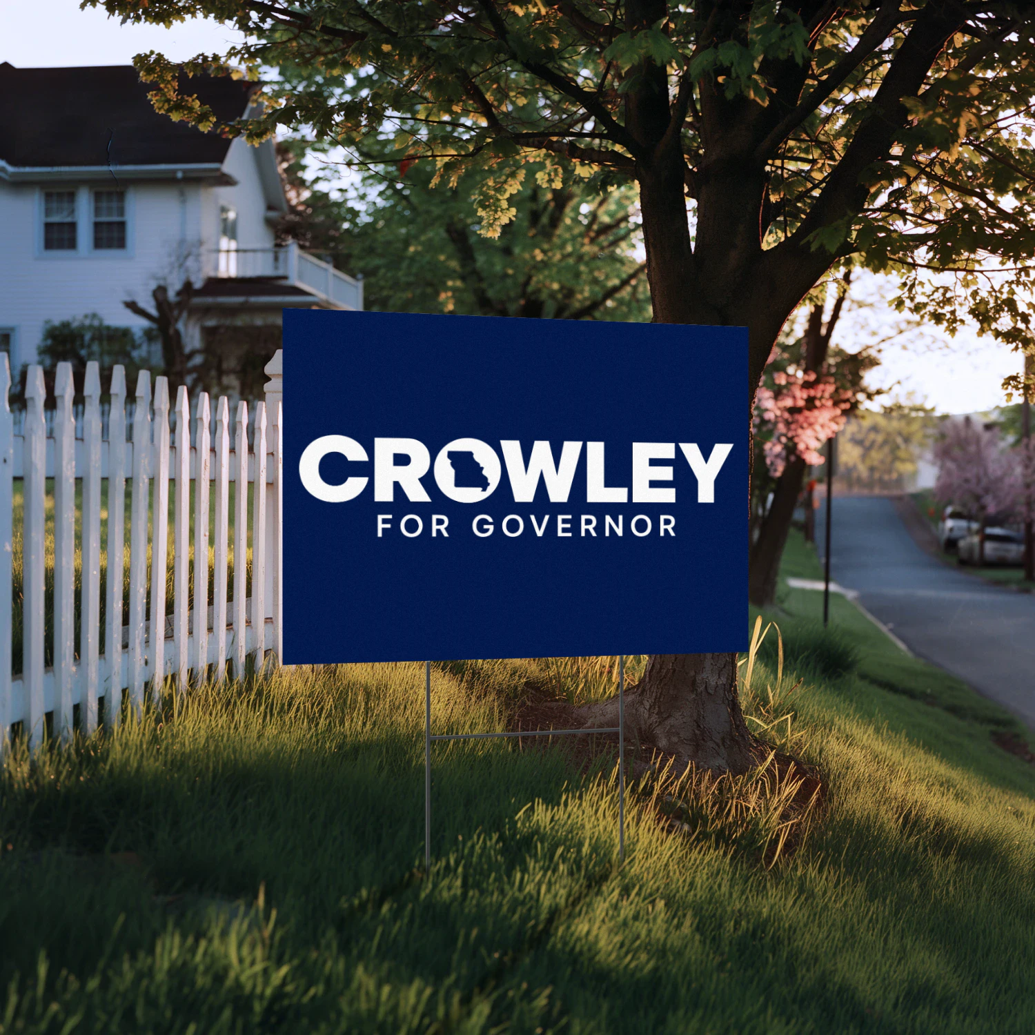 David Crowley For Governor Yard Sign