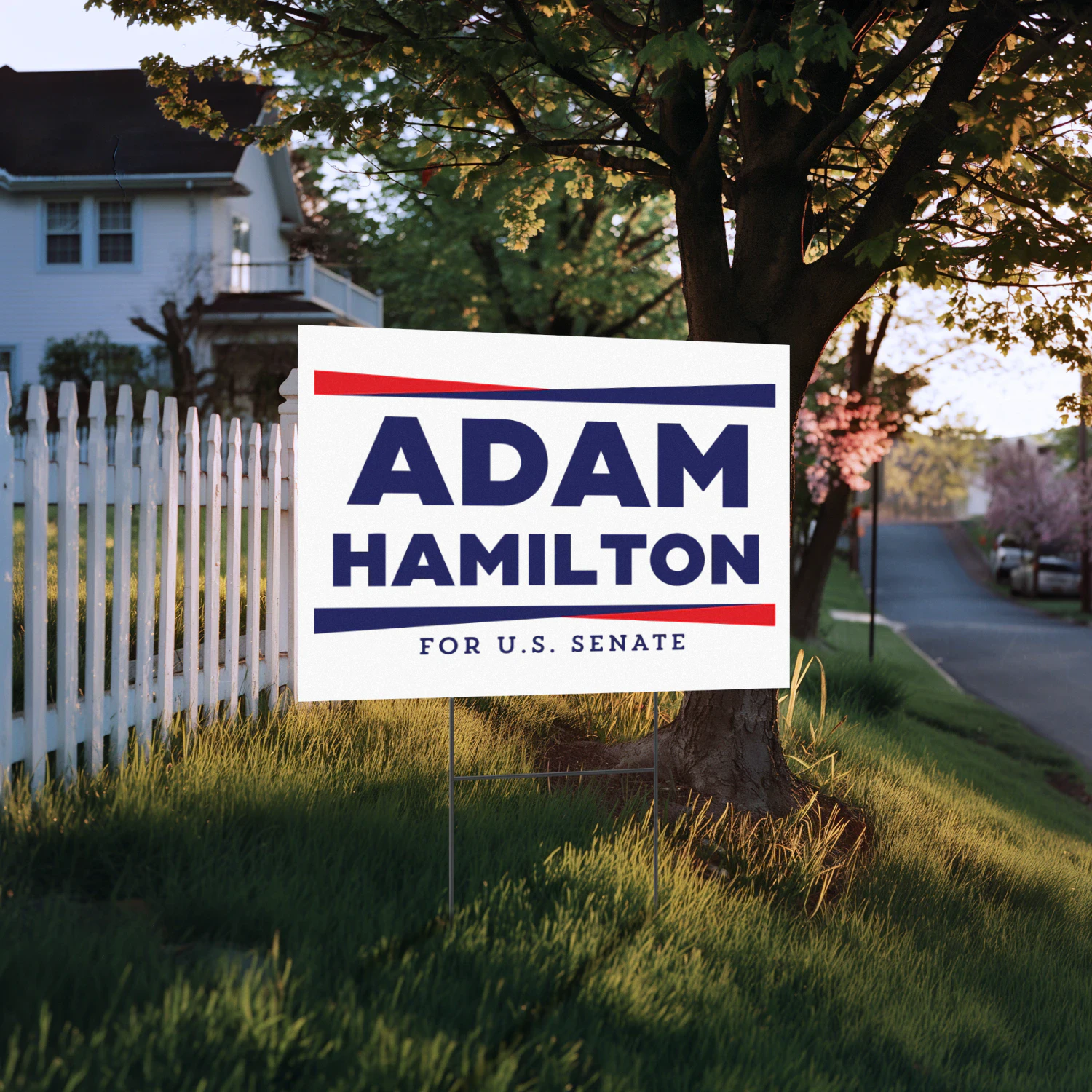 Adam Hamilton for Senate Yard Sign
