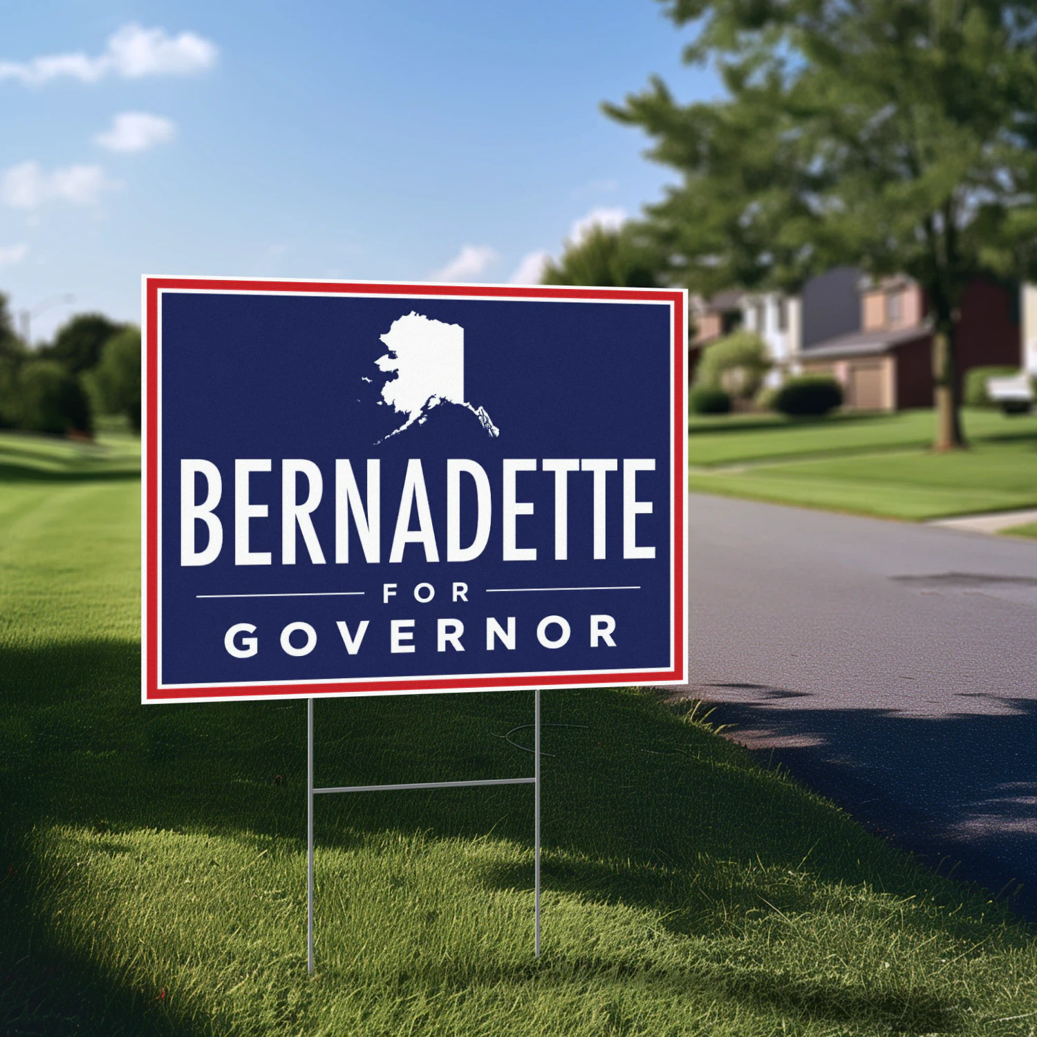 Bernadette Wilson For Governor Yard Sign