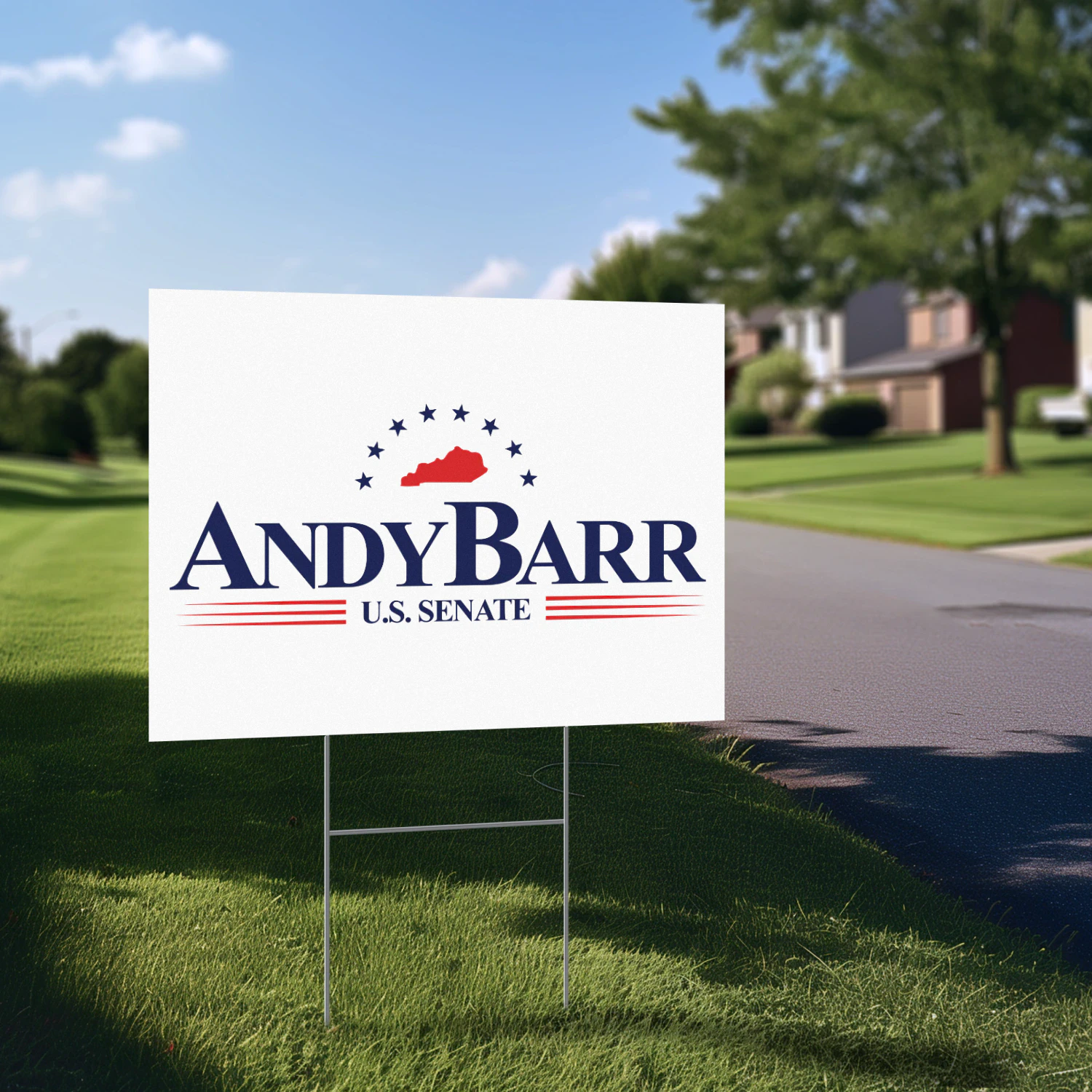 Andy Barr for Senate Yard Sign