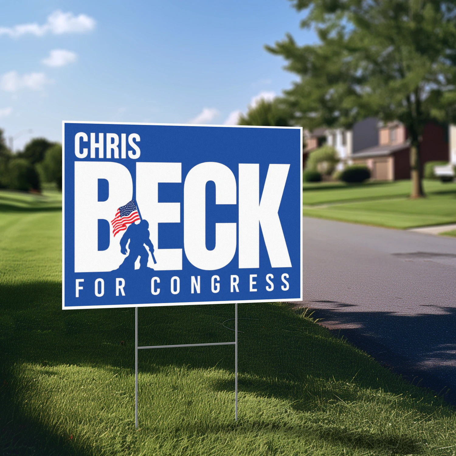 Beck for Congress Yard Sign