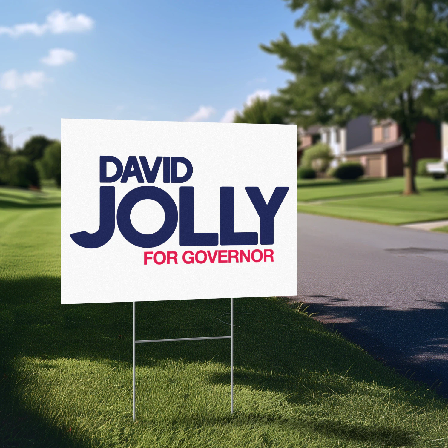 David Jolly For Governor Yard Sign