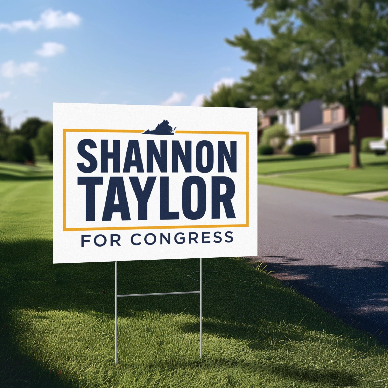 Shannon Taylor For Congress Yard Sign