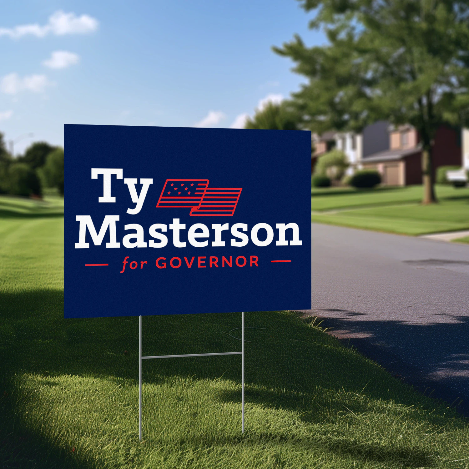 Ty Masterson For Governor Yard Sign