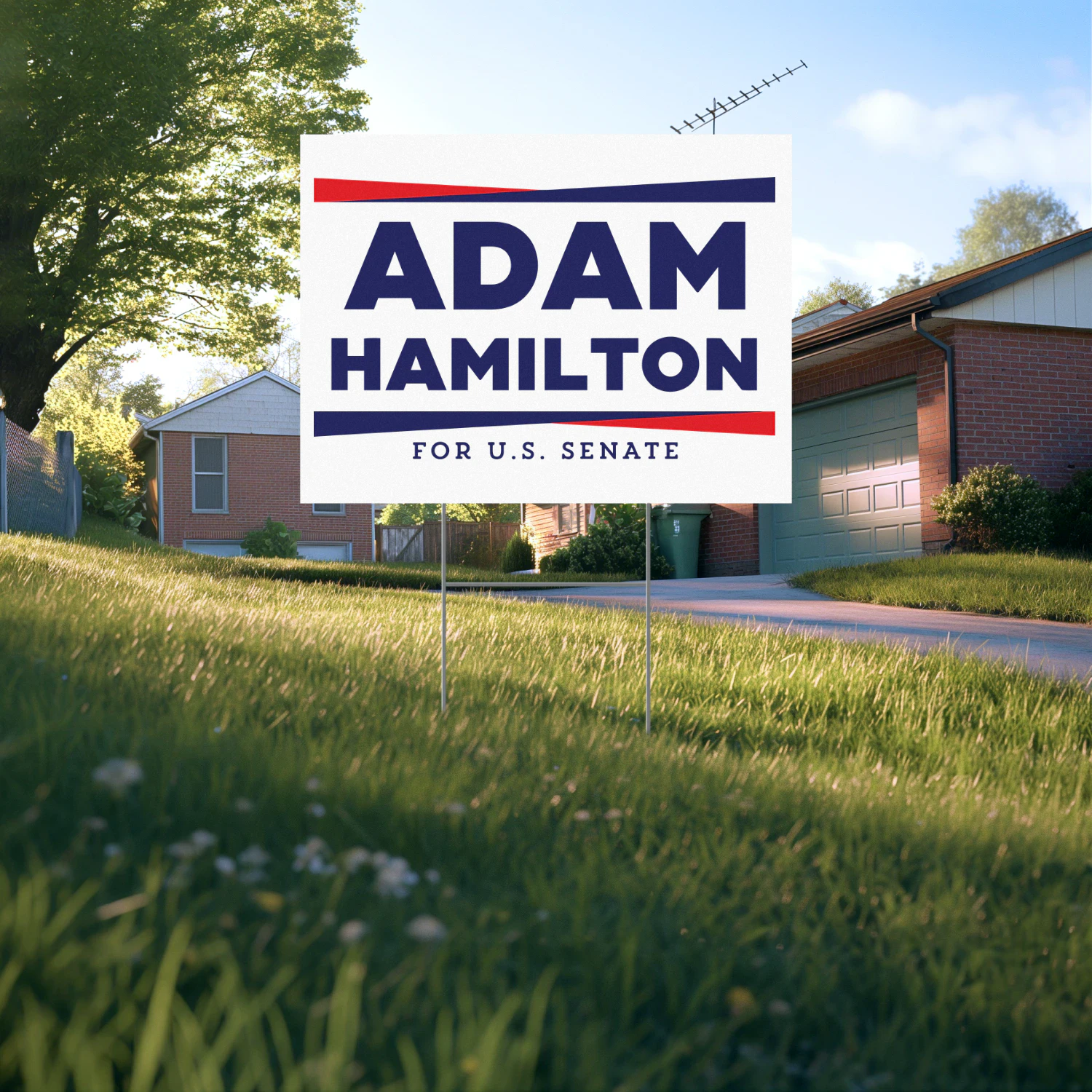 Adam Hamilton for Senate Yard Sign