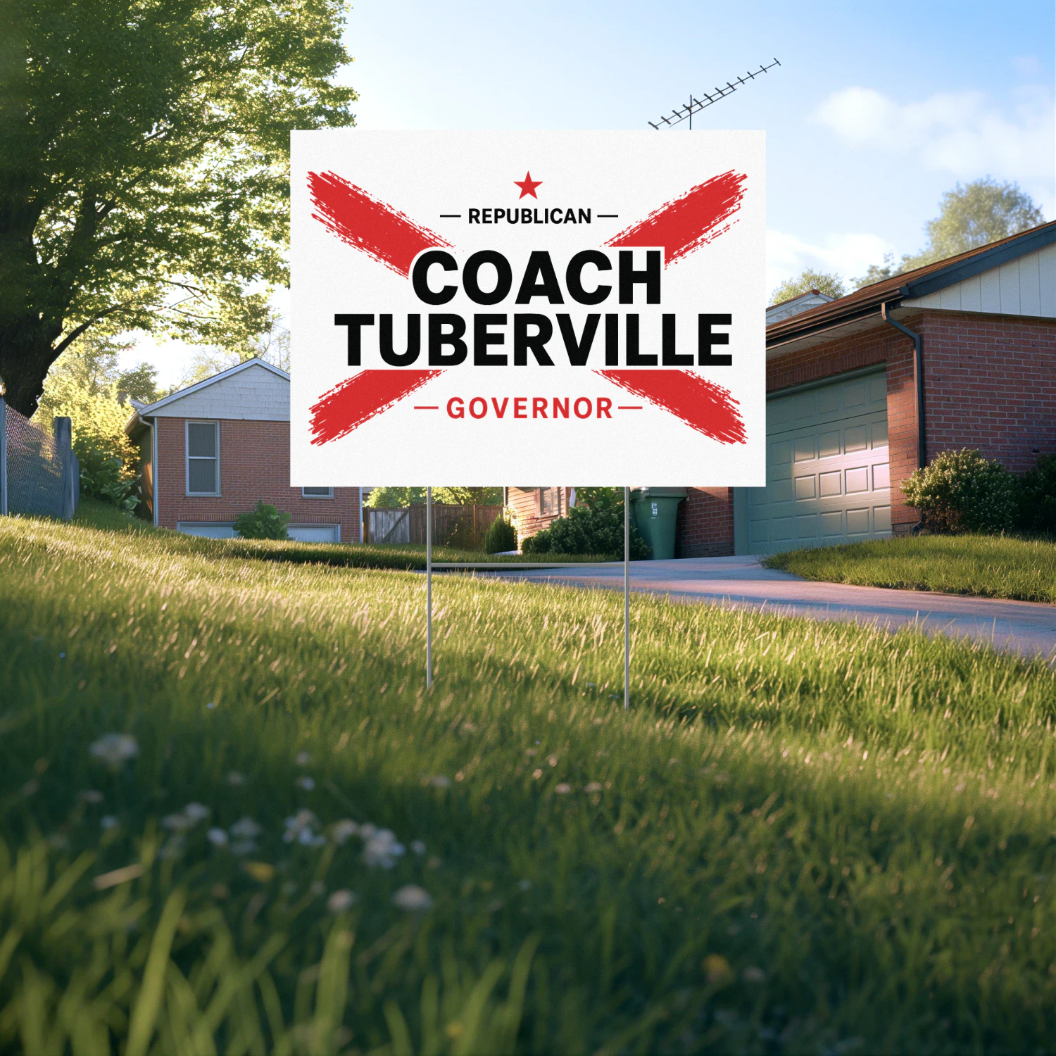 Tommy Tuberville For Governor Yard Sign