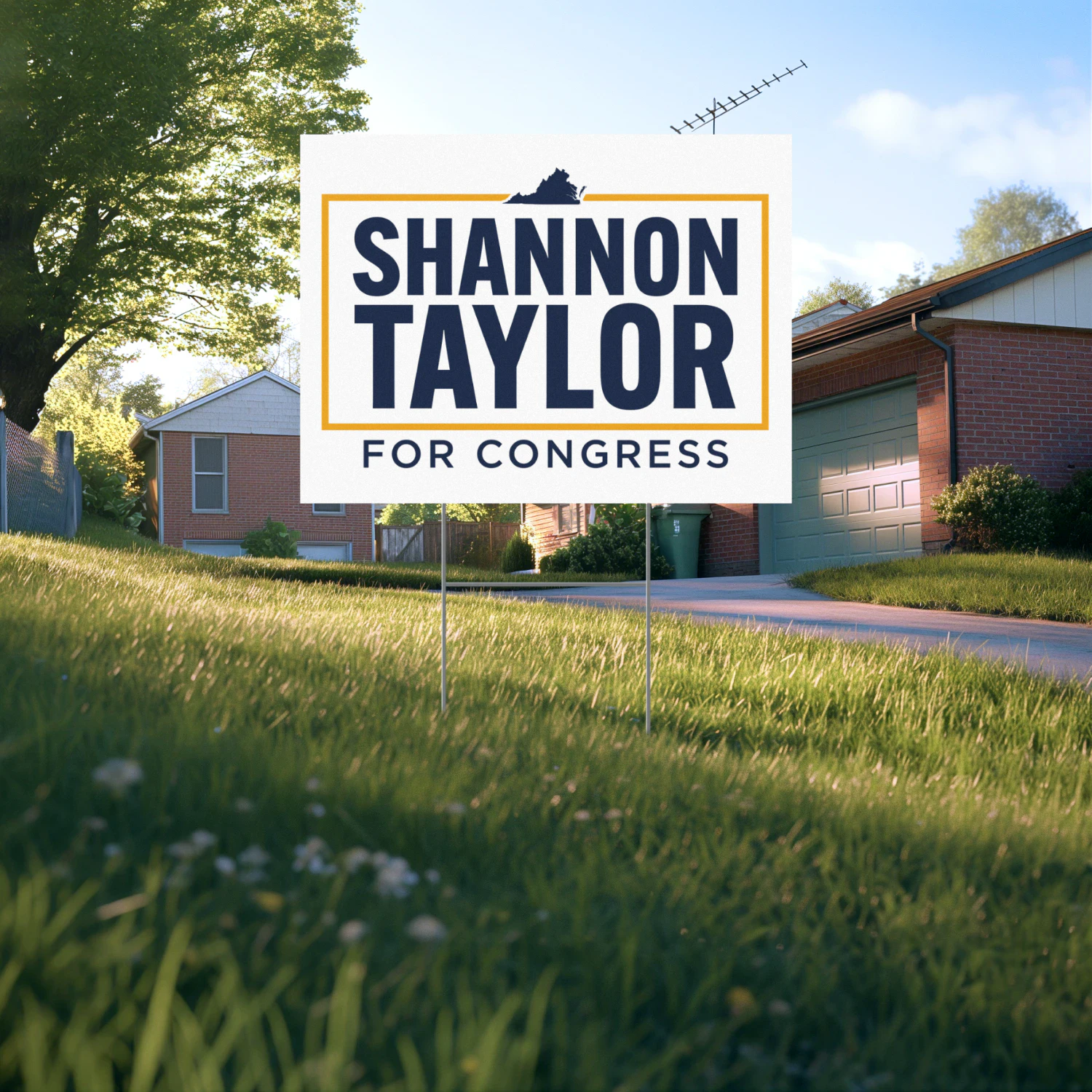 Shannon Taylor For Congress Yard Sign