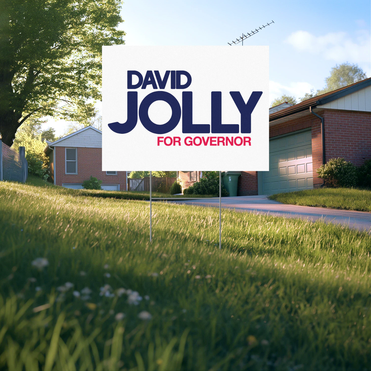 David Jolly For Governor Yard Sign
