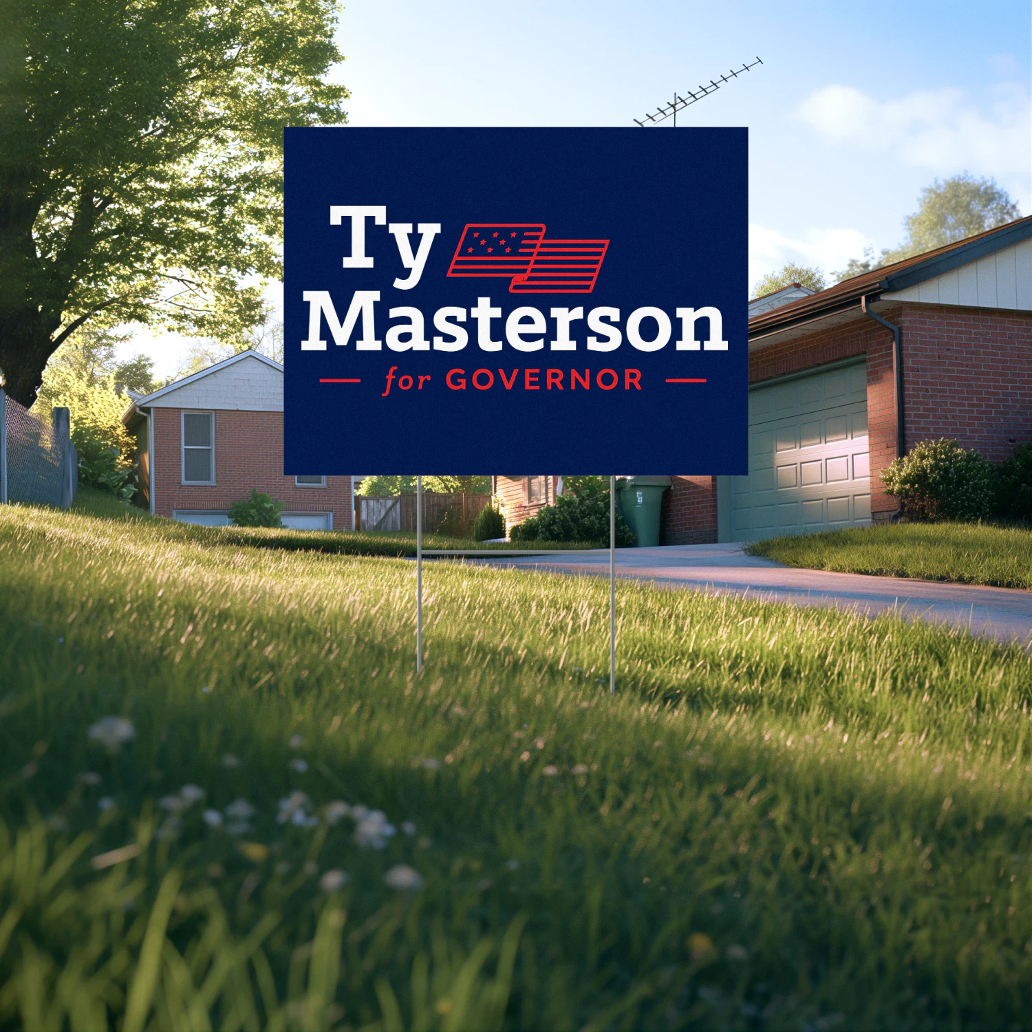 Ty Masterson For Governor Yard Sign