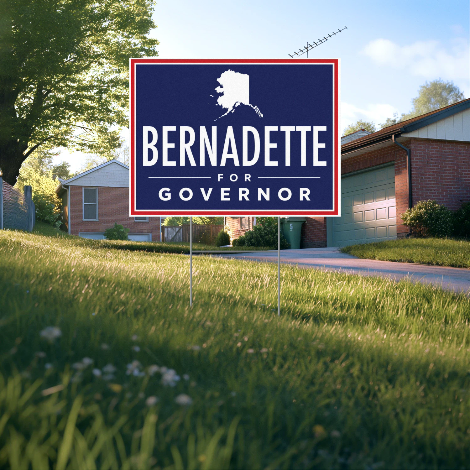 Bernadette Wilson For Governor Yard Sign