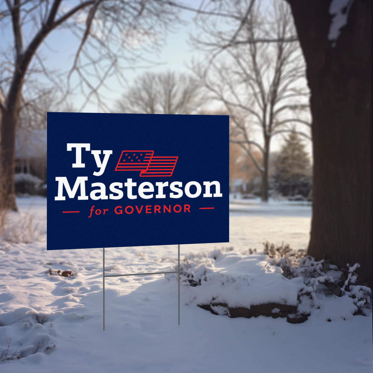 Ty Masterson For Governor Yard Sign