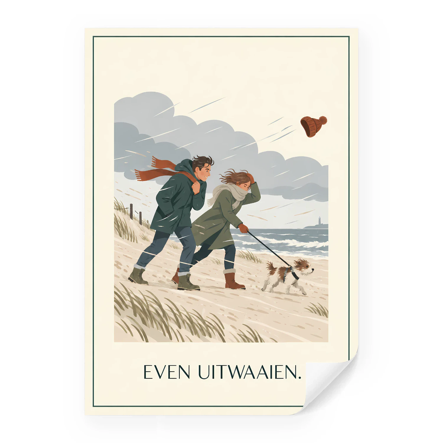 Even Uitwaaien. — Poster