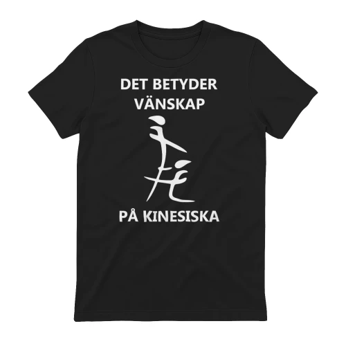 Det betyder vänskap på kinesiska