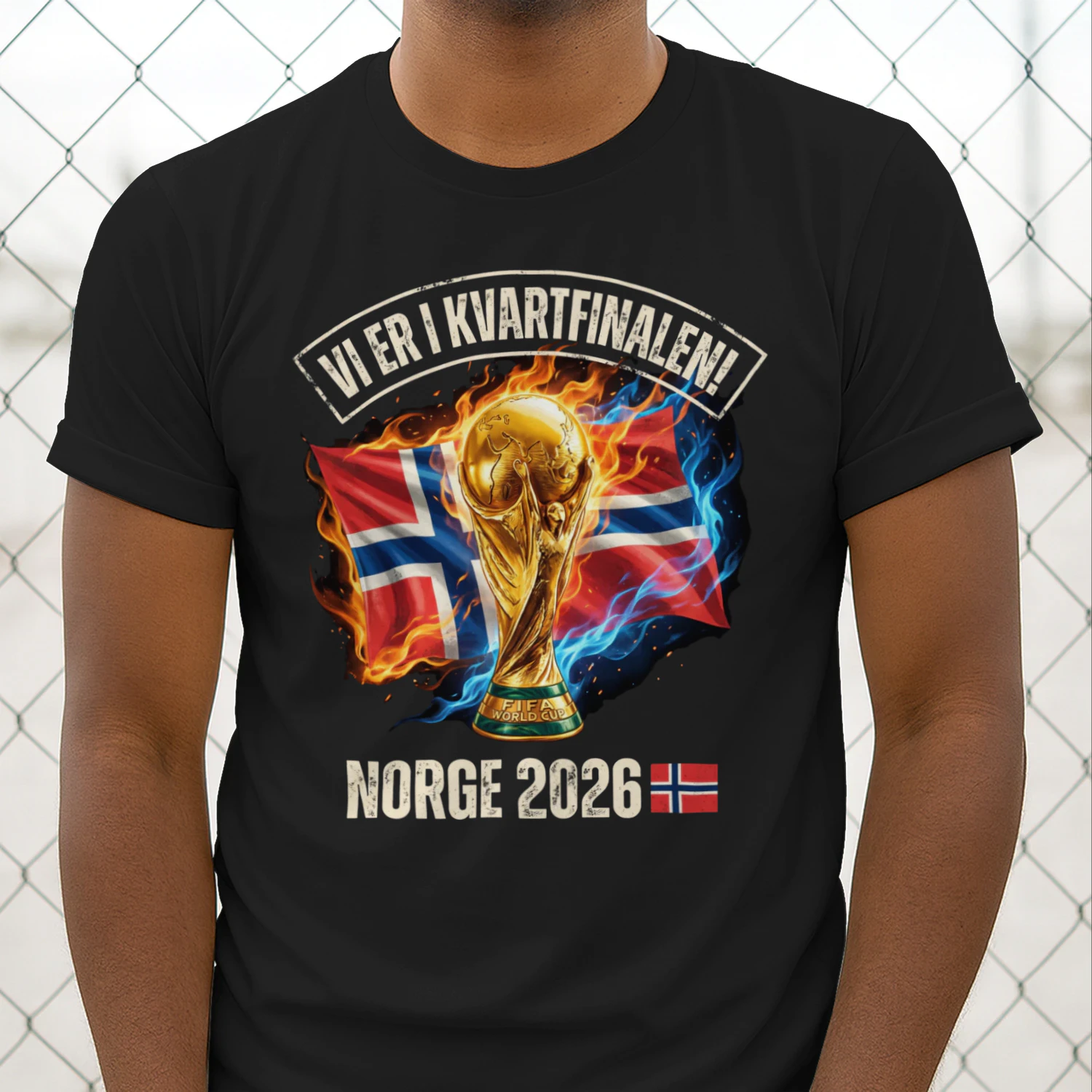 VI SKRIVER HISTORIE - NORWAY WORLD CUP FLAG