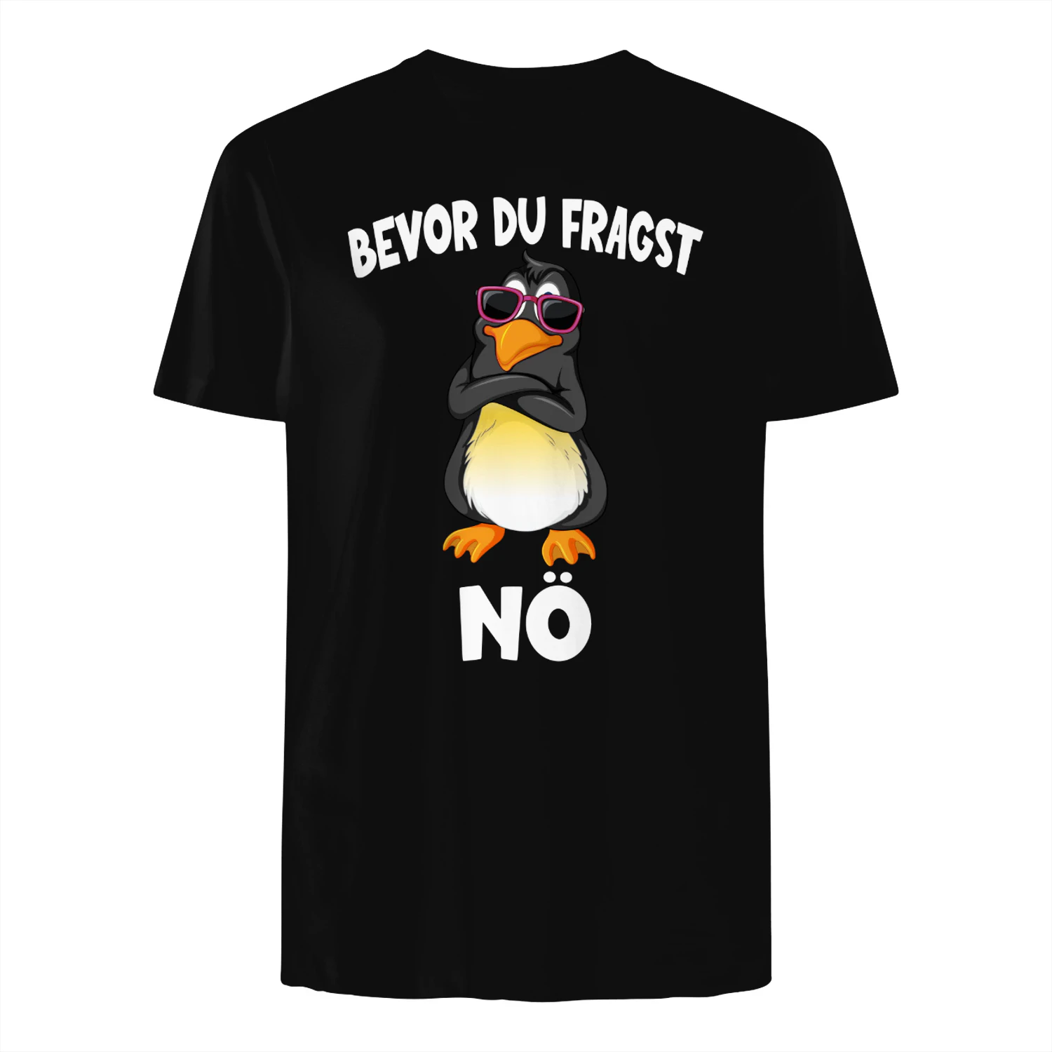 Lustiges Design mit süßem Pinguin