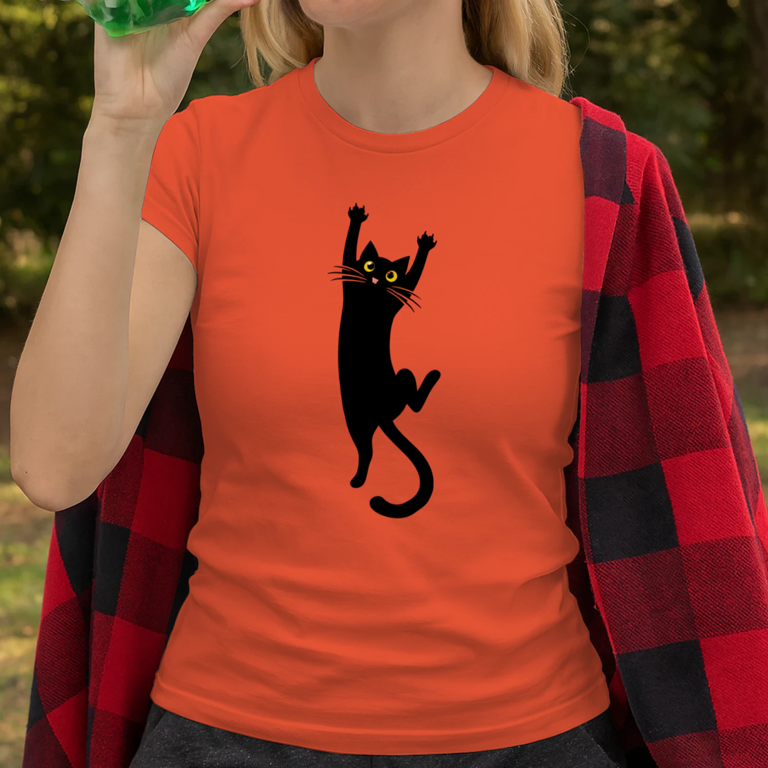 Black Cat Halloween Shirt