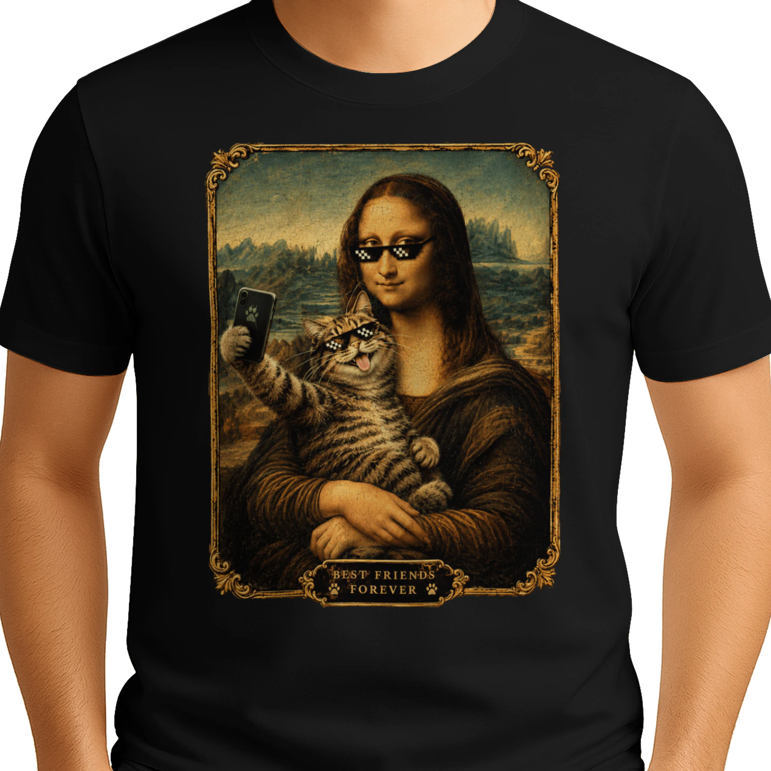 Mona Lisa Cat Lover – Best Friends Forever