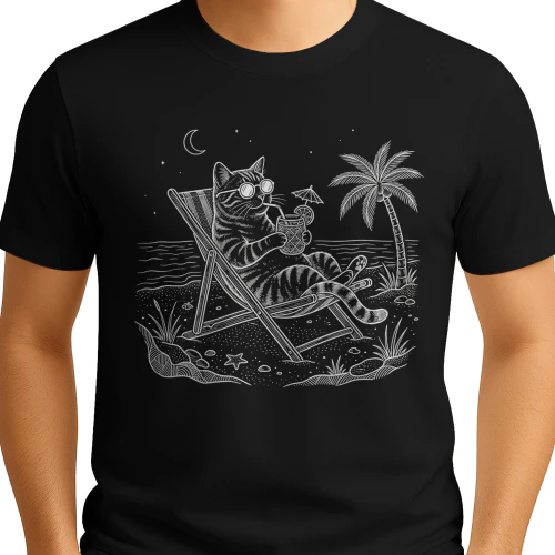 Cool Cat Beach Vacation